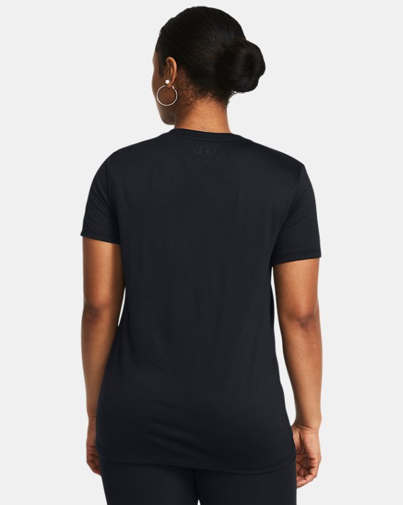 Women's UA Tech™ Big Logo Short Sleeve, Black, pdpMainDesktop image number 1